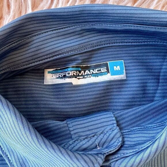 Striped Performance Polo - Picture 3 of 5